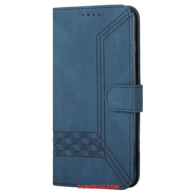 Etui Folio do Samsung Galaxy M12 / A12 Diamentowe Linie I Tekstura