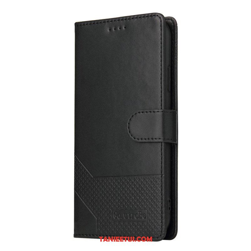 Etui Folio do Samsung Galaxy M12 / A12 Efekt Skóry Gq.utrobe