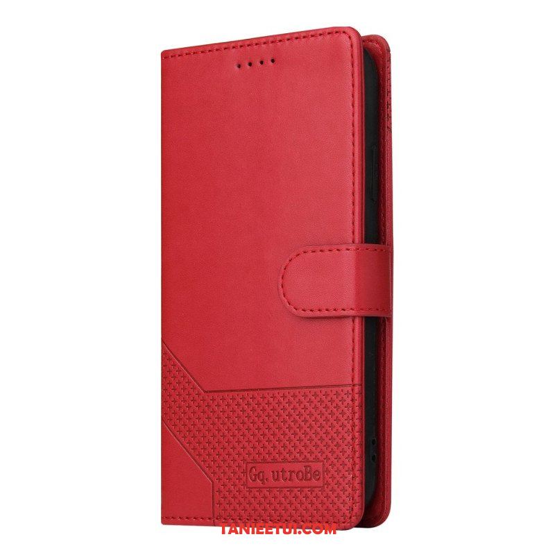 Etui Folio do Samsung Galaxy M12 / A12 Efekt Skóry Gq.utrobe