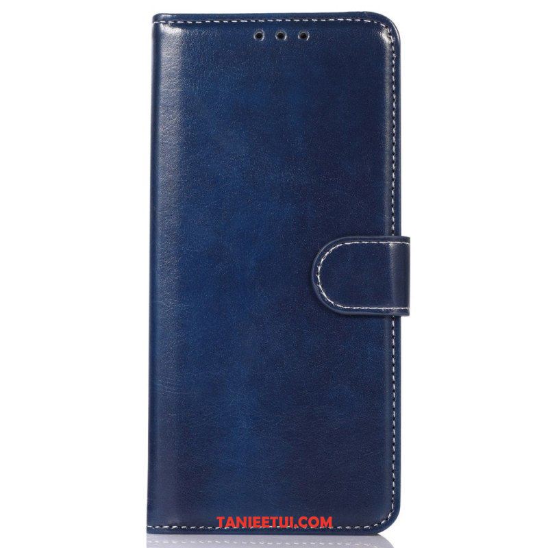 Etui Folio do Samsung Galaxy M13 Skórzany Styl I Szwy