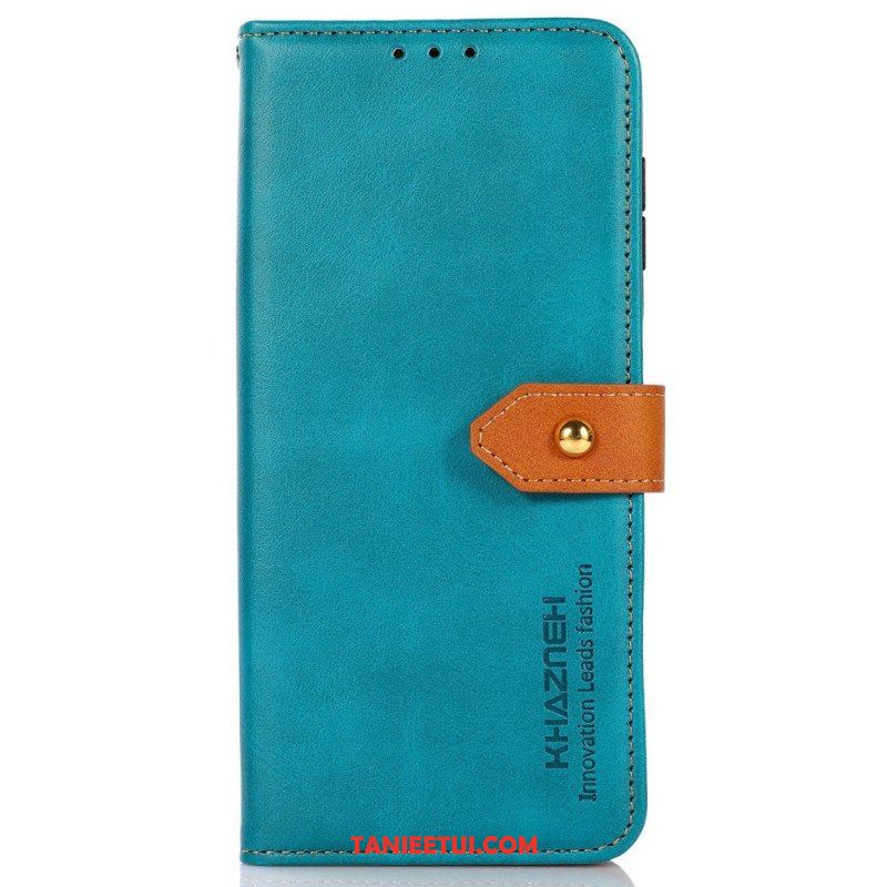 Etui Folio do Samsung Galaxy M13 Złote Zapięcie Khazneh