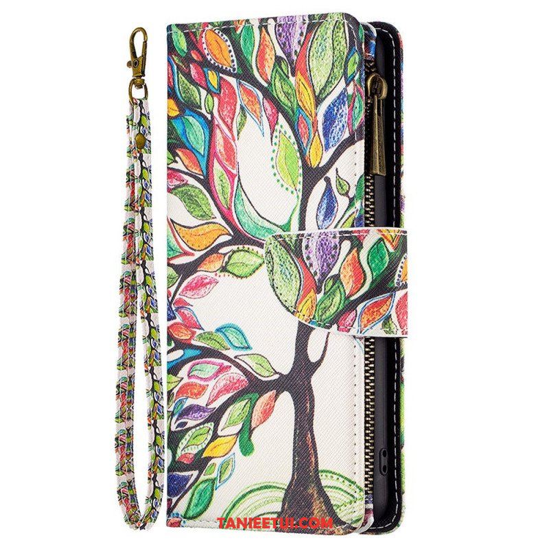 Etui Folio do Samsung Galaxy M23 5G Drzewna Torebka I Smycz