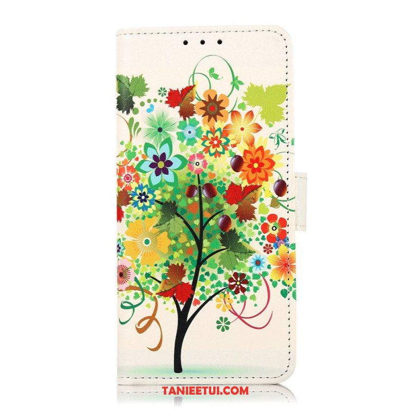 Etui Folio do Samsung Galaxy M23 5G Kwitnące Drzewo