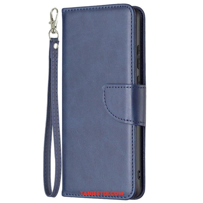 Etui Folio do Samsung Galaxy M23 5G Ukośne Zapięcie Z Paskiem