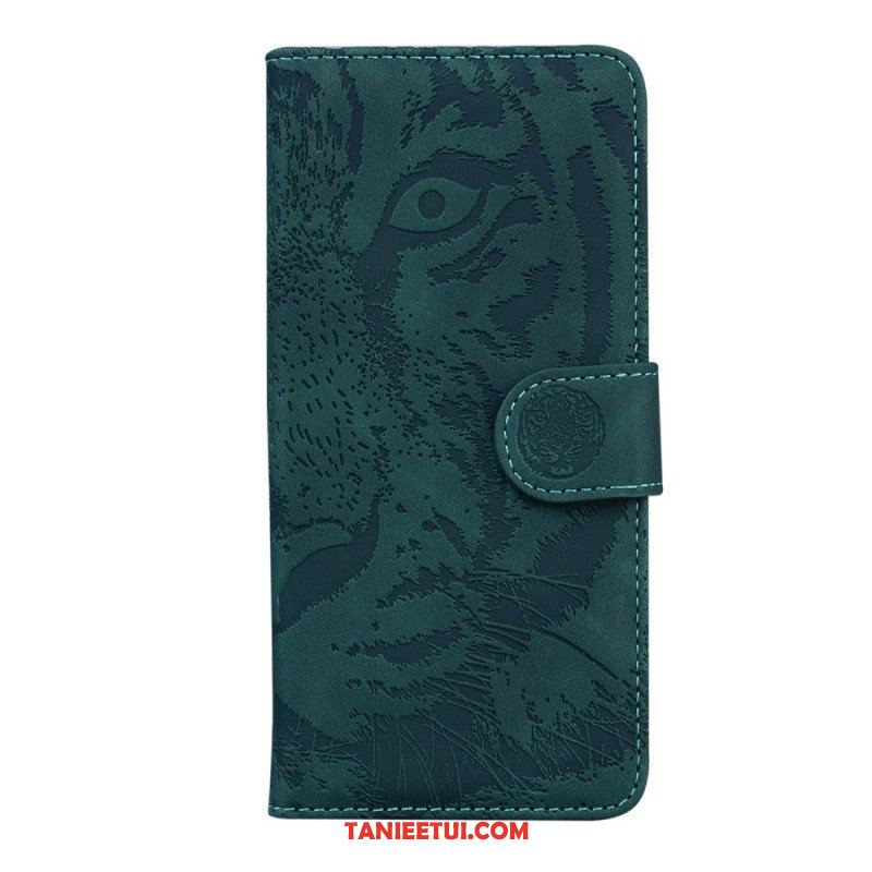 Etui Folio do Samsung Galaxy M32 Nadruk Twarzy Tygrysa