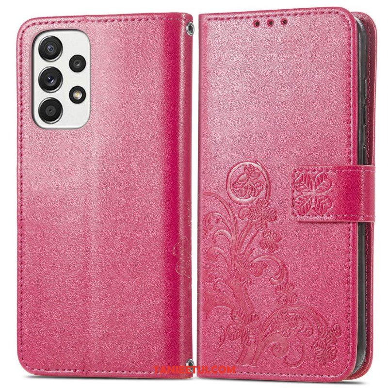 Etui Folio do Samsung Galaxy M53 5G Czterolistna Koniczyna