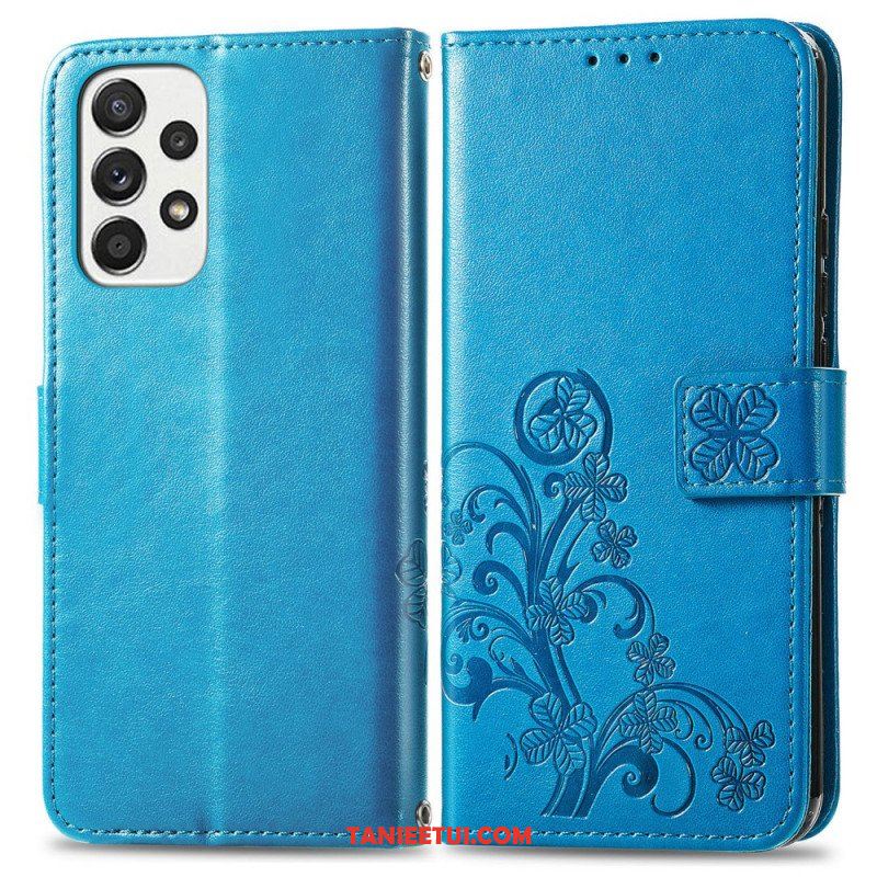 Etui Folio do Samsung Galaxy M53 5G Czterolistna Koniczyna