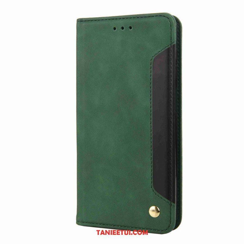 Etui Folio do Samsung Galaxy M53 5G Dwukolorowa Elegancja