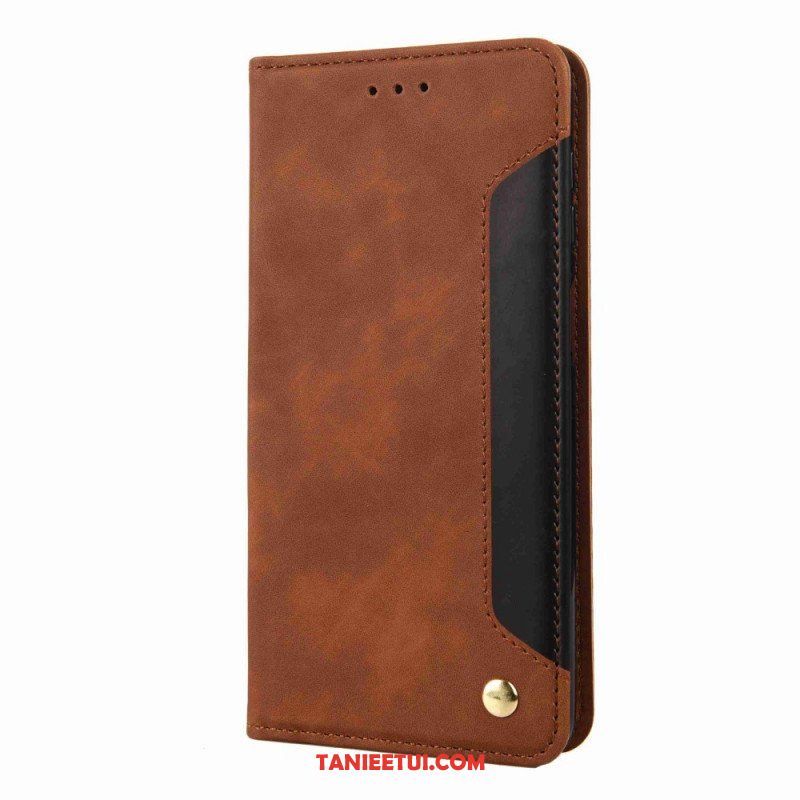 Etui Folio do Samsung Galaxy M53 5G Dwukolorowa Elegancja