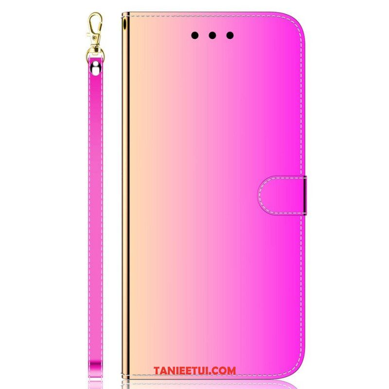 Etui Folio do Samsung Galaxy M53 5G Lustro I Smycz