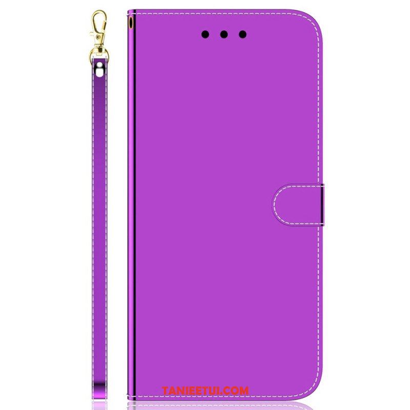 Etui Folio do Samsung Galaxy M53 5G Lustro I Smycz