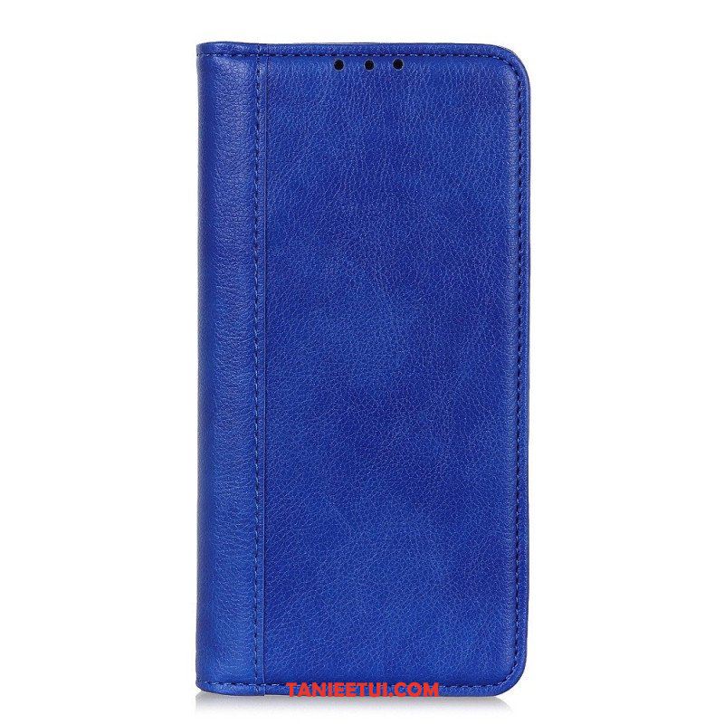 Etui Folio do Samsung Galaxy M53 5G Skóra Dwoinowa Liczi