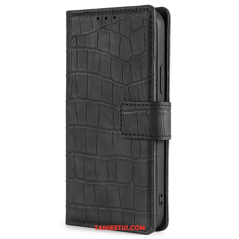 Etui Folio do Samsung Galaxy M53 5G Styl Skóry Krokodyla