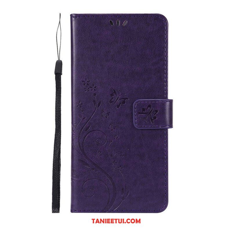 Etui Folio do Samsung Galaxy S21 5G Motyle Na Wietrze