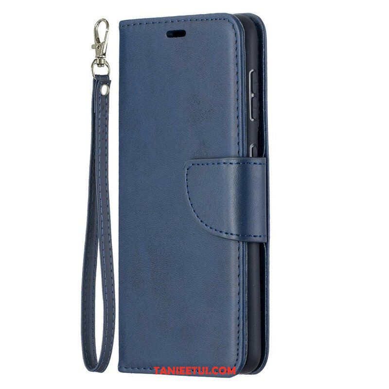 Etui Folio do Samsung Galaxy S21 5G Skórzany Futerał Gładka Klapa Ukośna