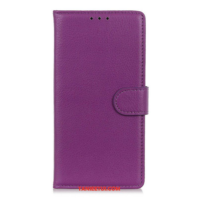 Etui Folio do Samsung Galaxy S21 5G Tradycyjna Sztuczna Skóra Liczi