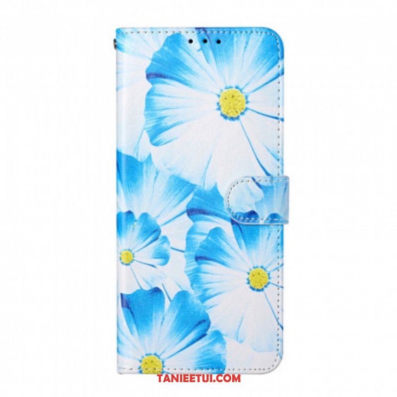 Etui Folio do Samsung Galaxy S21 Ultra 5G Szalone Kwiaty