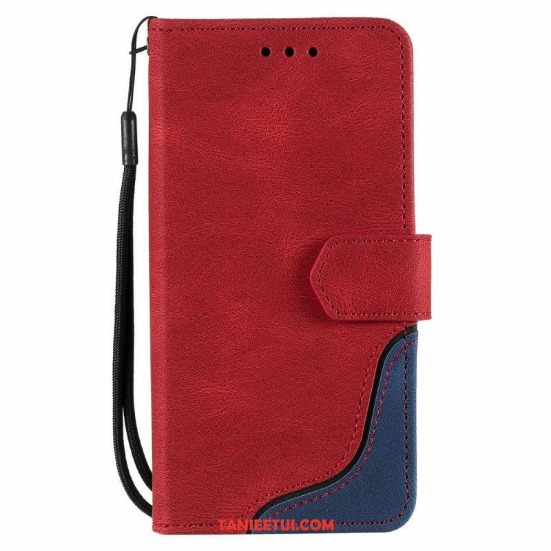 Etui Folio do Samsung Galaxy S22 Ultra 5G Fala W Dotyku Skóry