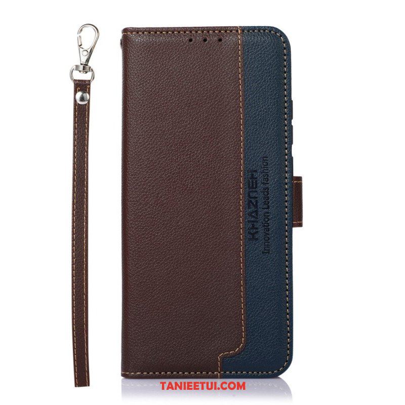 Etui Folio do Samsung Galaxy S22 Ultra 5G Rfid Khazneh W Stylu Liczi