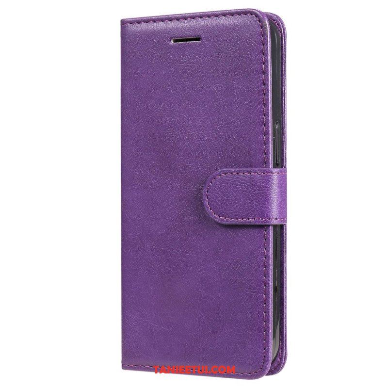 Etui Folio do Samsung Galaxy S23 5G z Łańcuch Zwykły Z Paskiem