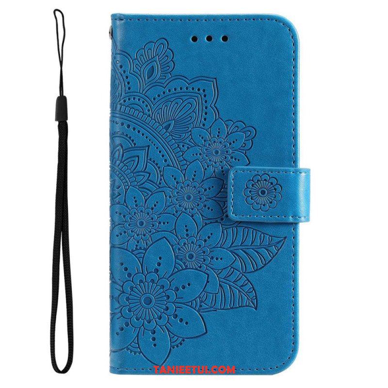 Etui Folio do Samsung Galaxy S23 Plus 5G z Łańcuch Paskowata Mandala