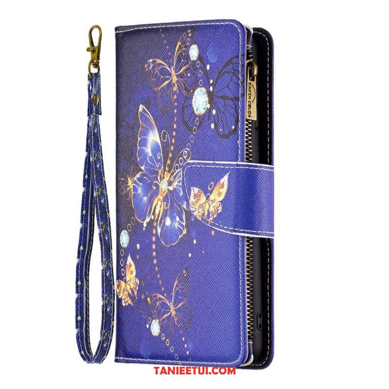 Etui Folio do Samsung Galaxy S23 Ultra 5G Portfel Portfel Motyle