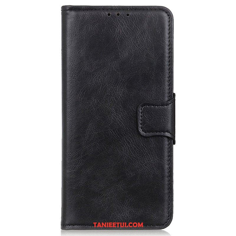 Etui Folio do Samsung Galaxy S23 Ultra 5G Stylowe Skórzane Zapięcie Dwustronne