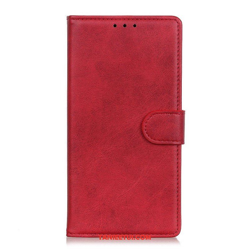 Etui Folio do Sony Xperia 10 IV Matowa Sztuczna Skóra