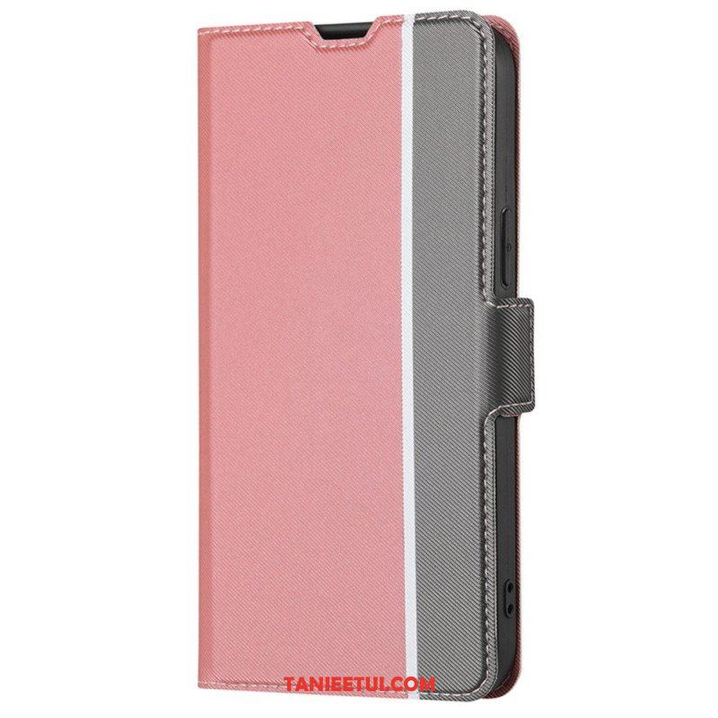 Etui Folio do Xiaomi 12 / 12X Dwukolorowe Podwójne Zapięcie