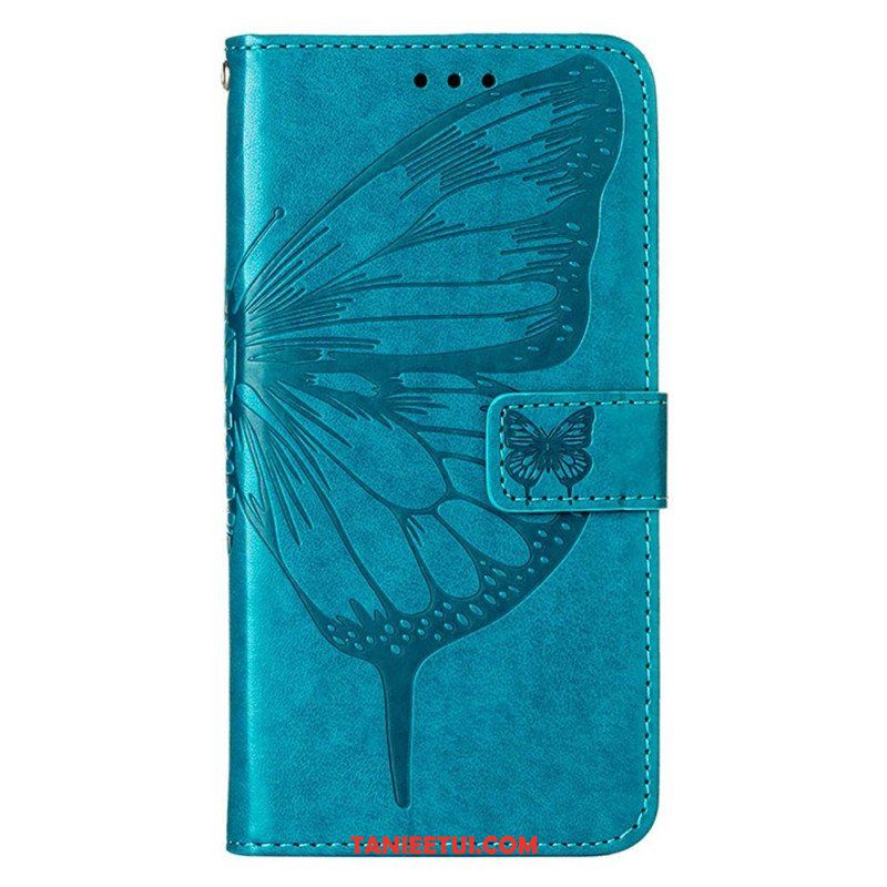 Etui Folio do Xiaomi 12 Lite Projekt Motyla Ze Smyczą