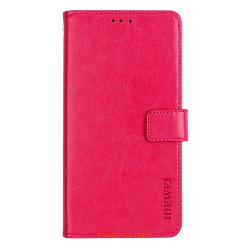 Etui Folio do Xiaomi 12 Pro Imitacja Skóry Idewei