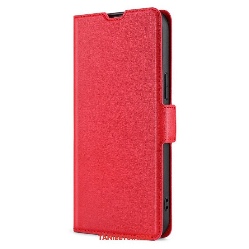 Etui Folio do Xiaomi 12 Pro Styl Z Bardzo Delikatnej Skóry