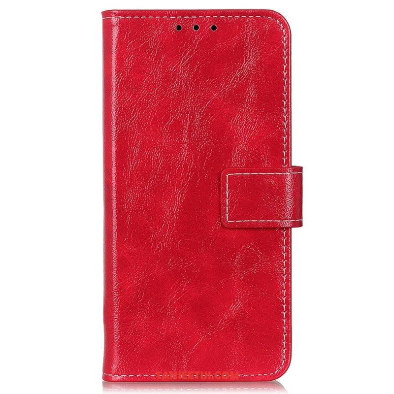 Etui Folio do Xiaomi 12T / 12T Pro Sztuczna Skóra Lakierowana