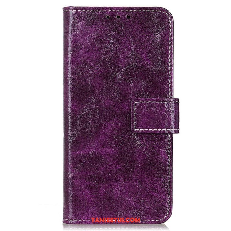 Etui Folio do Xiaomi 12T / 12T Pro Sztuczna Skóra Lakierowana