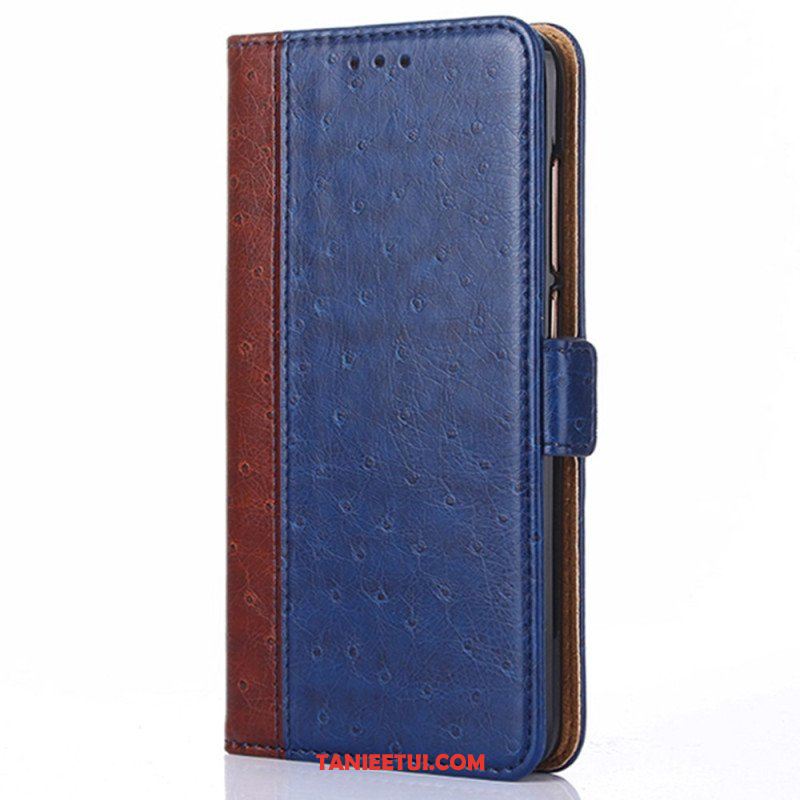 Etui Folio do Xiaomi 13 Tekstura Skóry Strusia