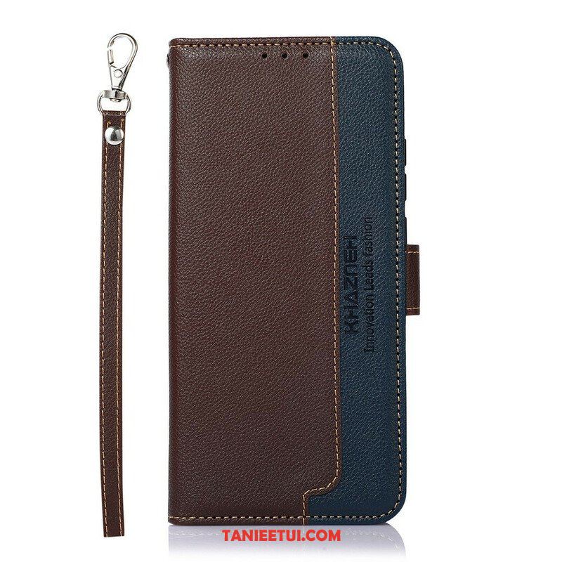 Etui Folio do Xiaomi Redmi Note 10 / 10S Rfid Khazneh W Stylu Liczi