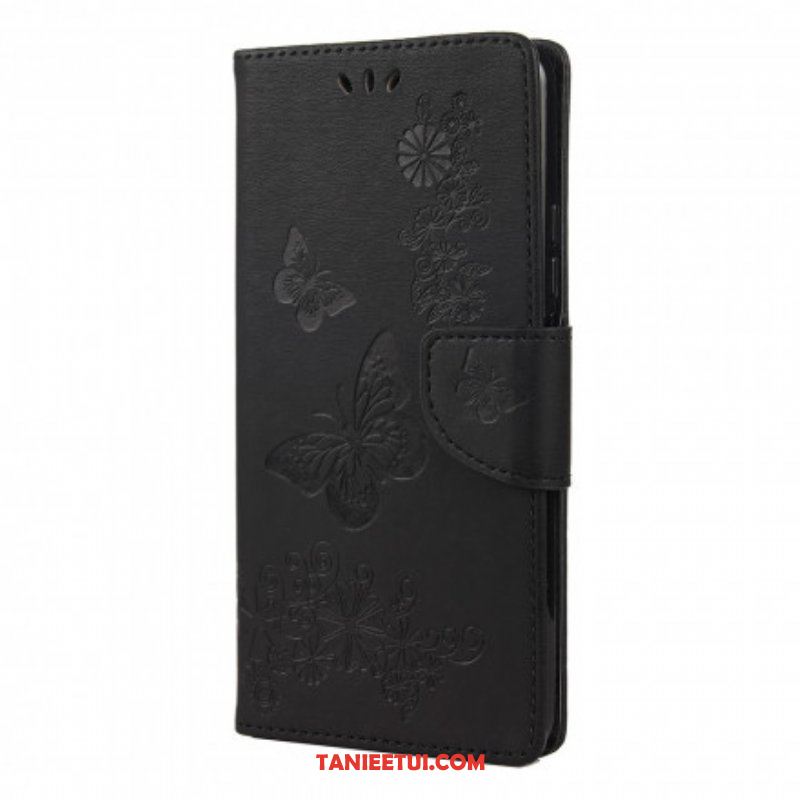 Etui Folio do Xiaomi Redmi Note 10 / 10S Tylko Motyle Ze Smyczą