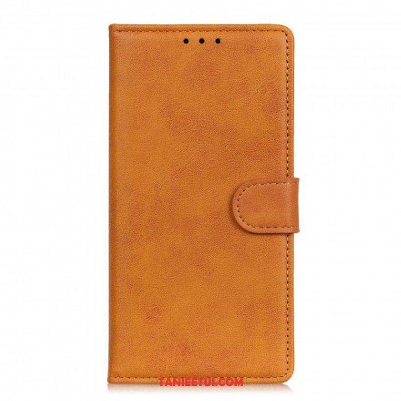 Etui Folio do Xiaomi Redmi Note 10 Pro Retro Matowy Efekt Skóry