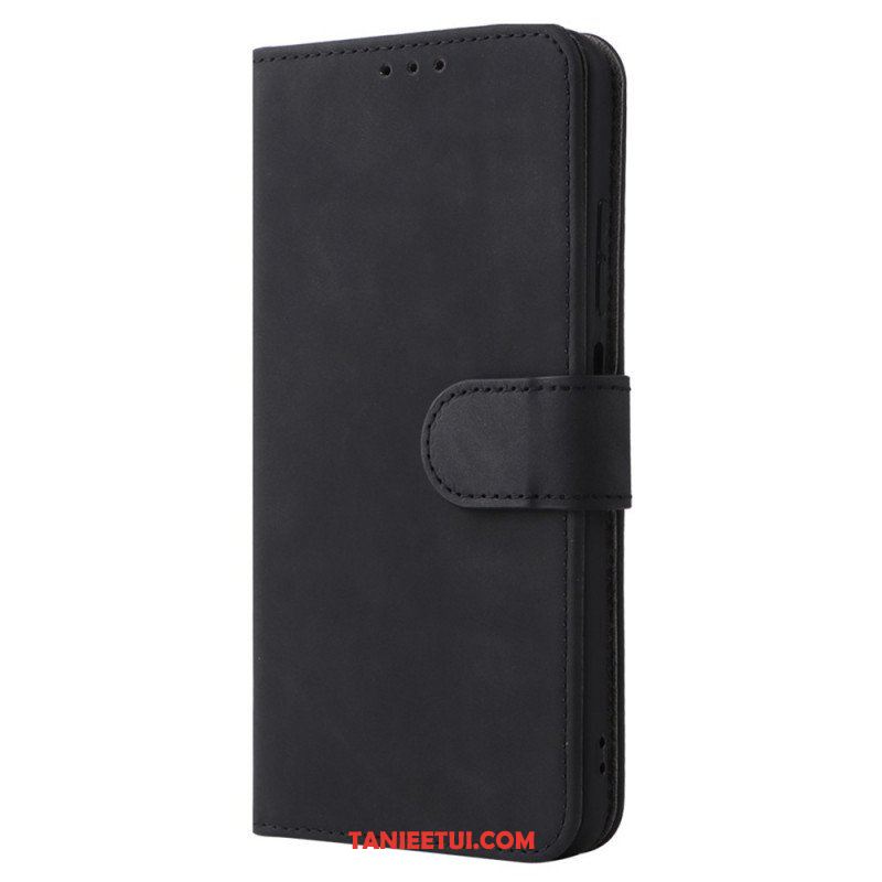 Etui Folio do Xiaomi Redmi Note 11 / 11S Dotyk Skóry Ze Smyczą