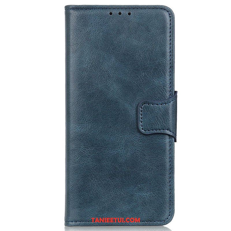 Etui Folio do Xiaomi Redmi Note 11 / 11S Dwustronne Zapięcie Z Efektem Skóry