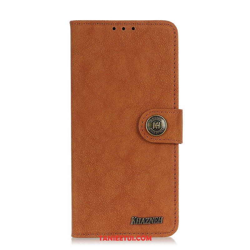 Etui Folio do Xiaomi Redmi Note 11 Pro / 11 Pro 5G Khazneh Dwoina Ze Sztucznej Skóry W Stylu Retro