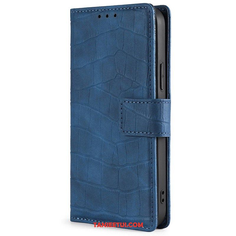 Etui Folio do Xiaomi Redmi Note 11 Pro / 11 Pro 5G Krokodyl Dotykający Skóry