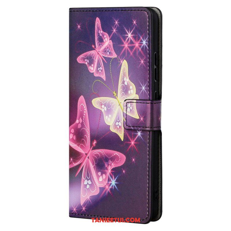 Etui Folio do Xiaomi Redmi Note 11 Pro / 11 Pro 5G Motyle I Kwiaty