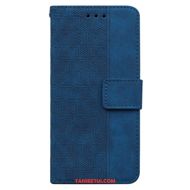 Etui Folio do Xiaomi Redmi Note 11 Pro / 11 Pro 5G z Łańcuch Pasiasty Wzór