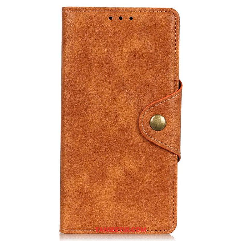 Etui Folio do Xiaomi Redmi Note 11 Pro Plus 5G Guzik Ze Sztucznej Skóry