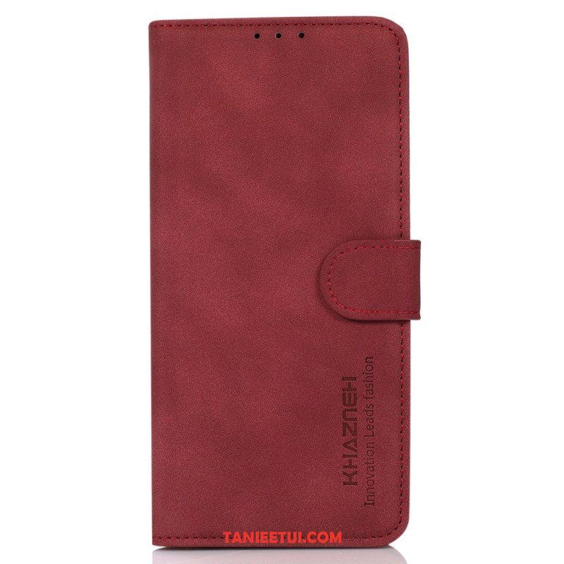 Etui Folio do Xiaomi Redmi Note 12 4G Efekt Skóry Khazneh