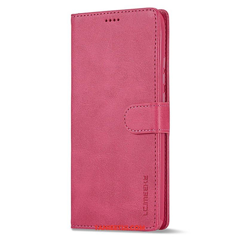 Etui Folio do Xiaomi Redmi Note 12 4G Efekt Skóry Lc.imeeke