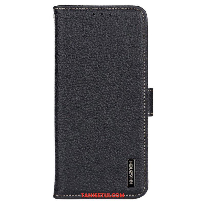 Etui Folio do Xiaomi Redmi Note 12 5G Khazneh Skóra Liczi