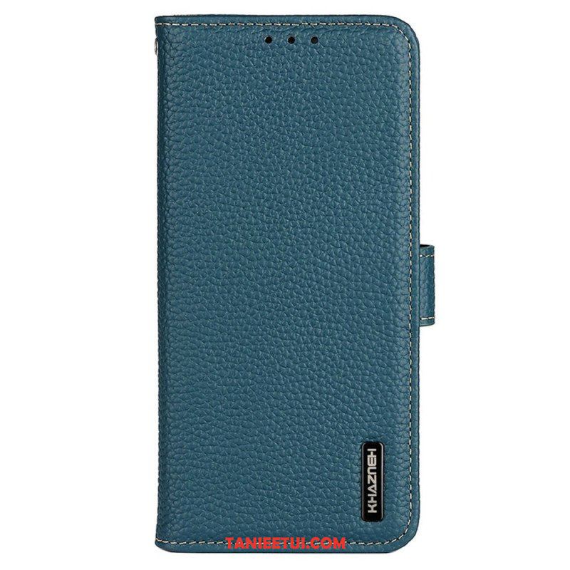 Etui Folio do Xiaomi Redmi Note 12 5G Khazneh Skóra Liczi