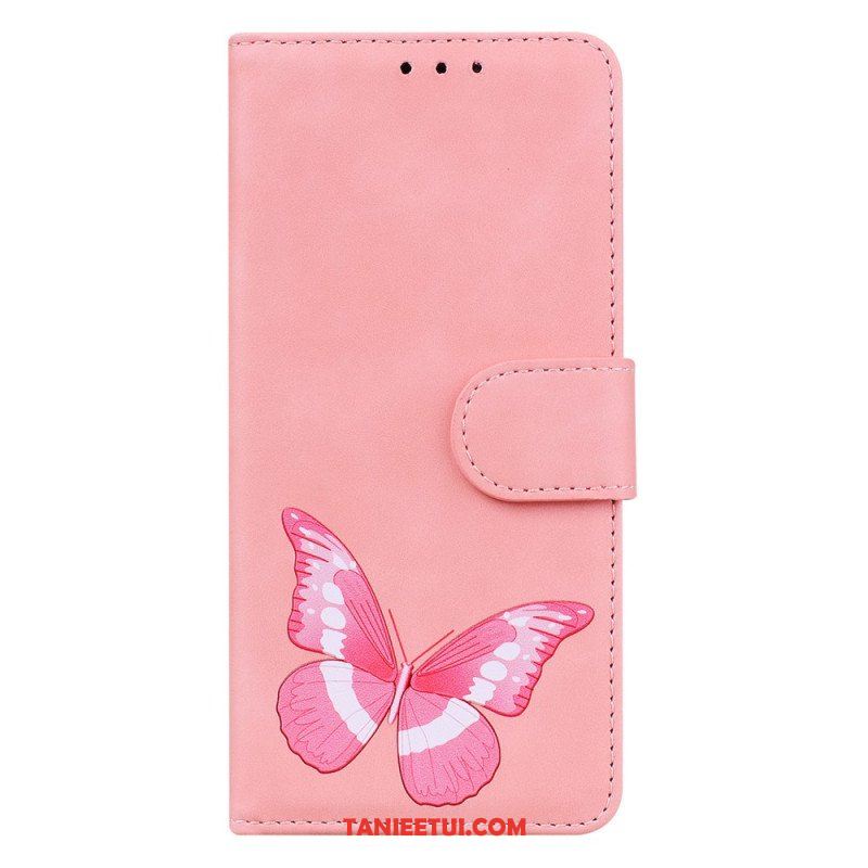 Etui Folio do Xiaomi Redmi Note 12 5G Projekt Motyla